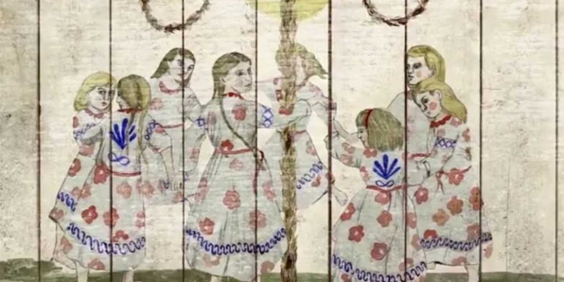 A tapestry of the dance in Midsommar