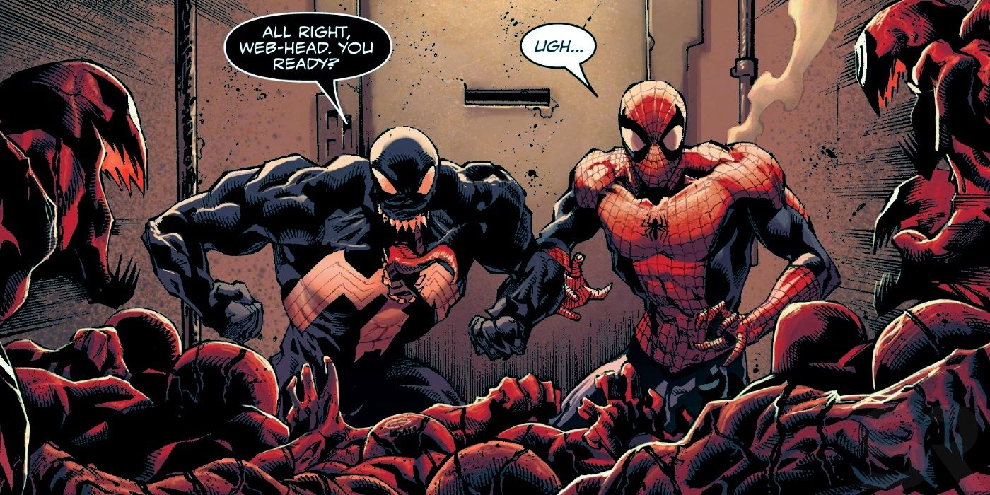 Absolute Carnage Venom and Spiderman