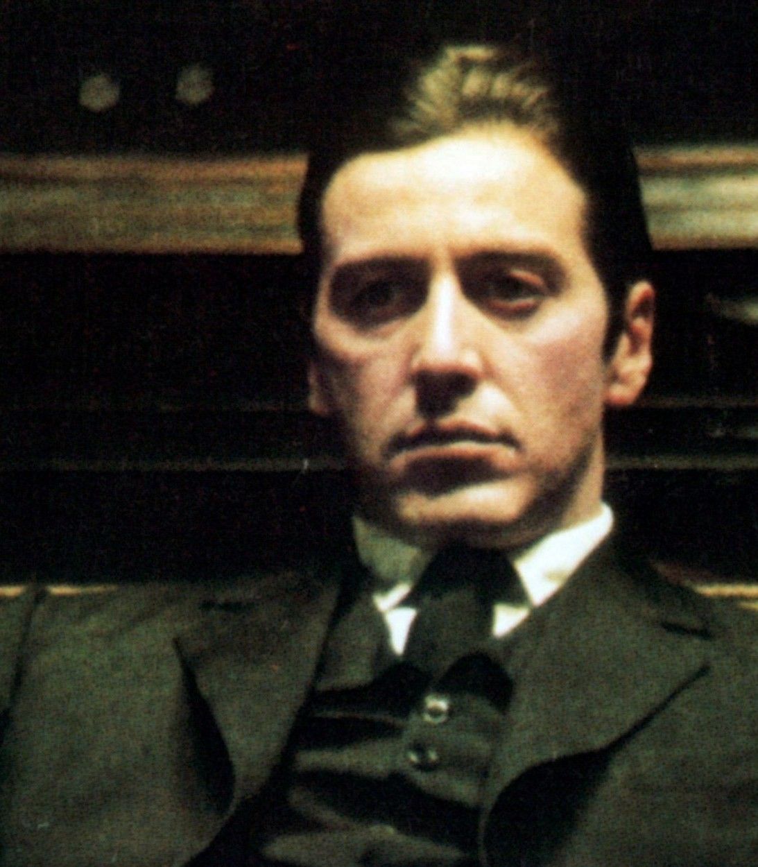Al Pacino as Michael Corleone in The Godfather vertical