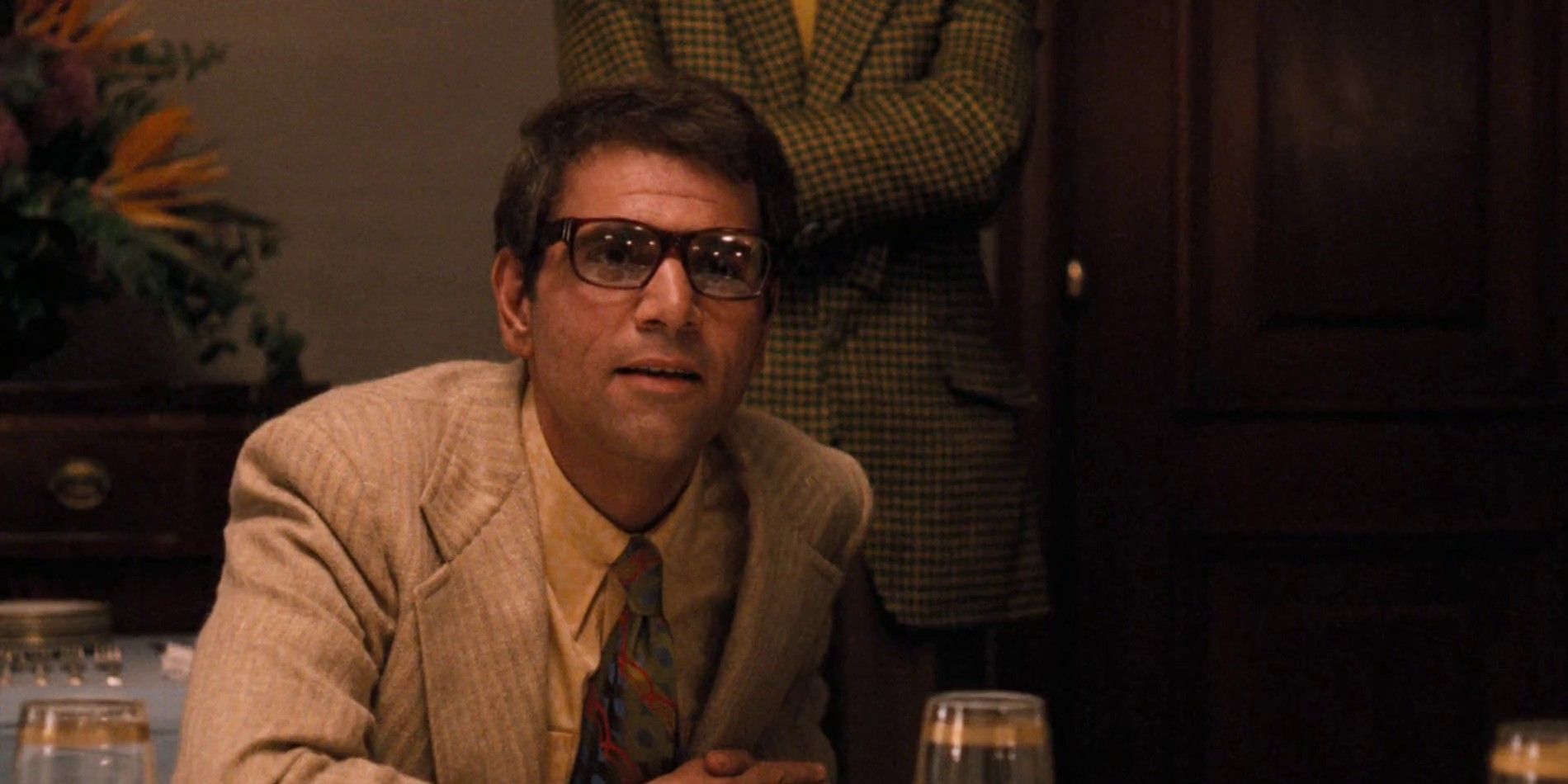 Moe Greene meets Michael for the first time in The Godfather
