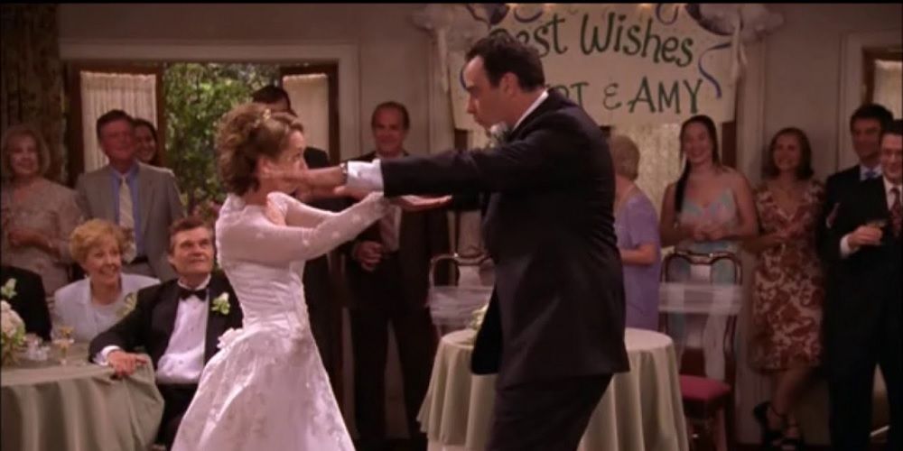 Amy and Robert Barone in Everybody Loves Raymond