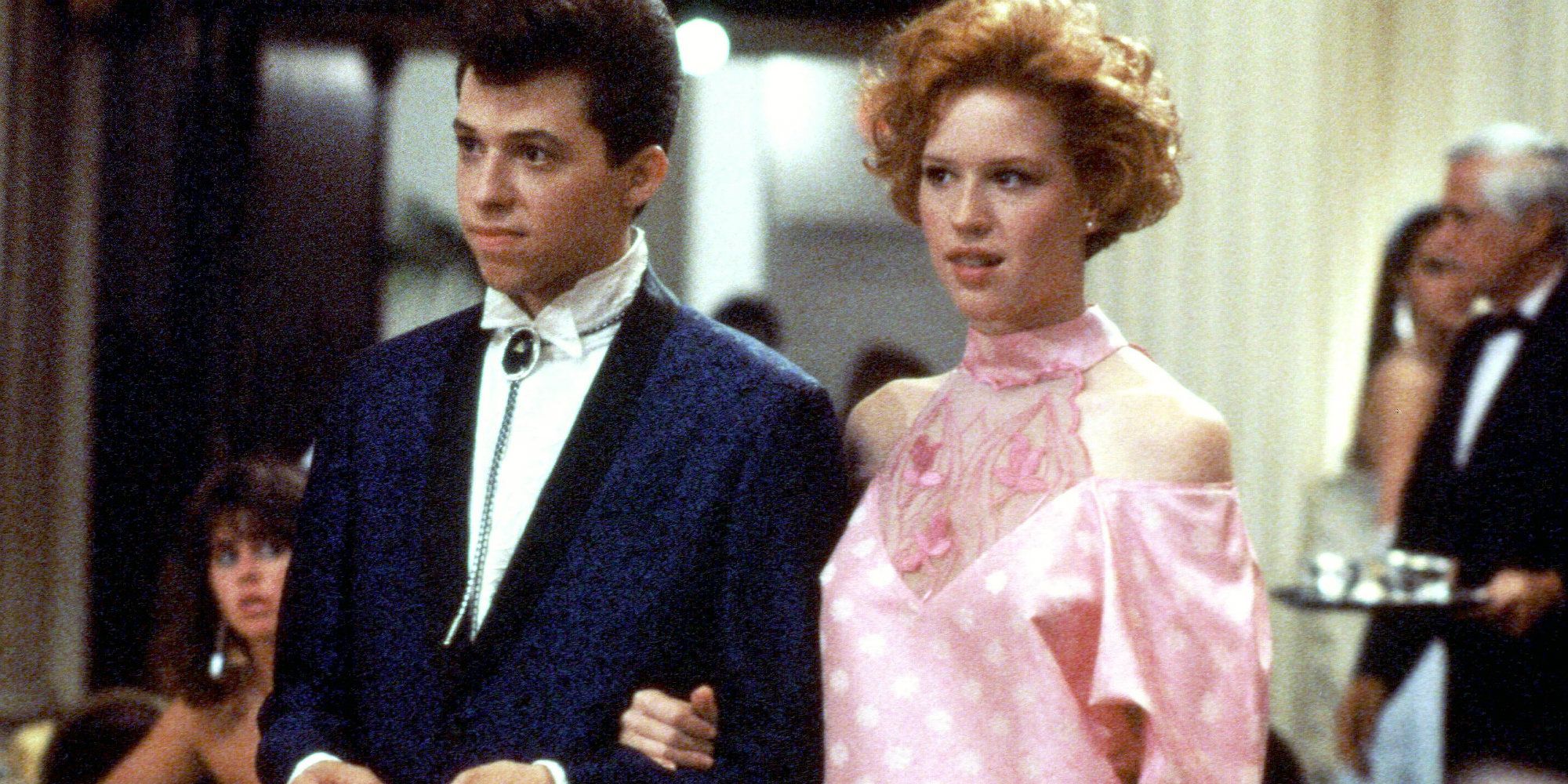 Jon Cryer and Mollie Ringwald in Pretty in Pink