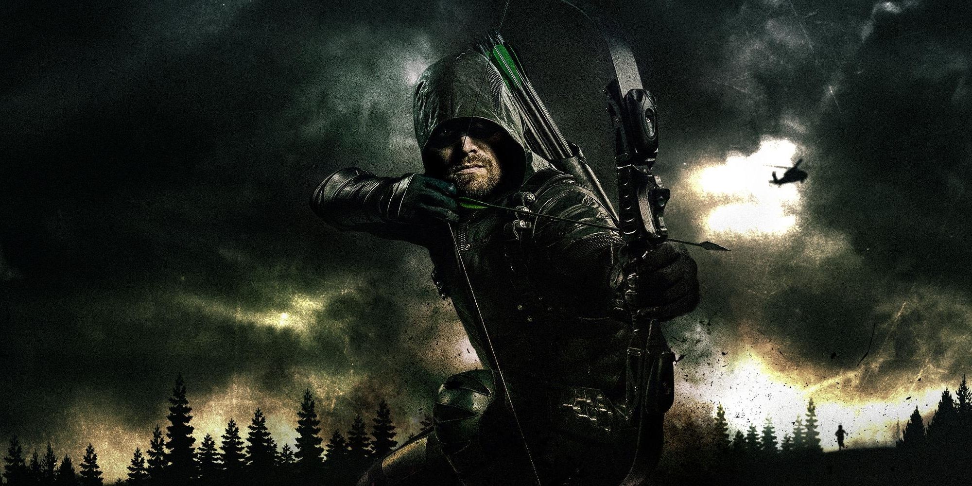 Oliver Queen stands in Arrow season 6