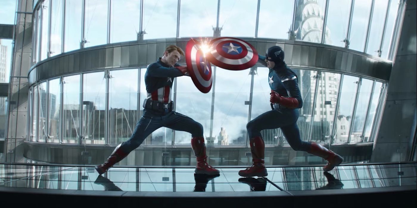 Captain America fights the 2012 version of himself in Avengers: Endgame