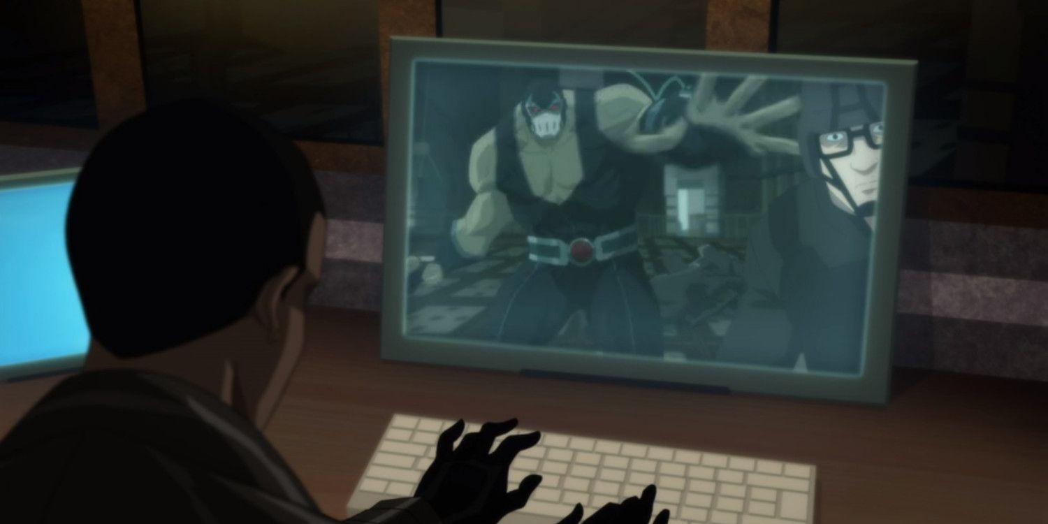 Bane Escapes From Prison as Amanda Waller watches in Batman Hush animated movie