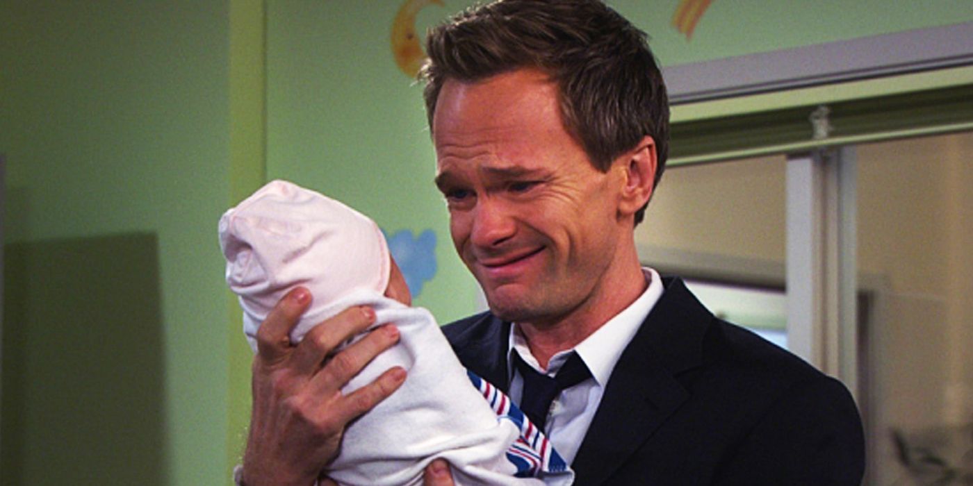 Barney Stinson and his daughter in How I Met Your Mother
