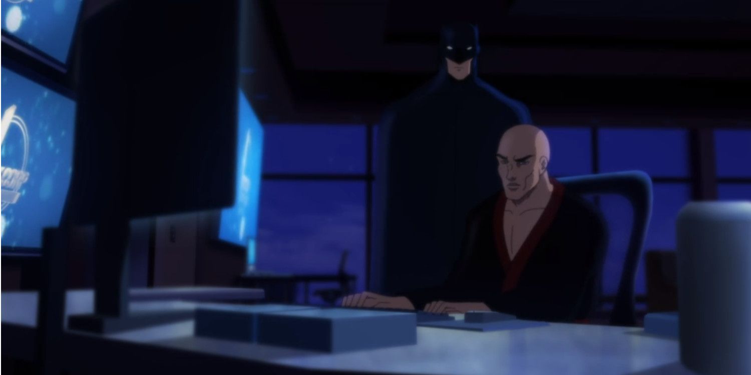 Batman and Lex Luthor in Hush animated movie