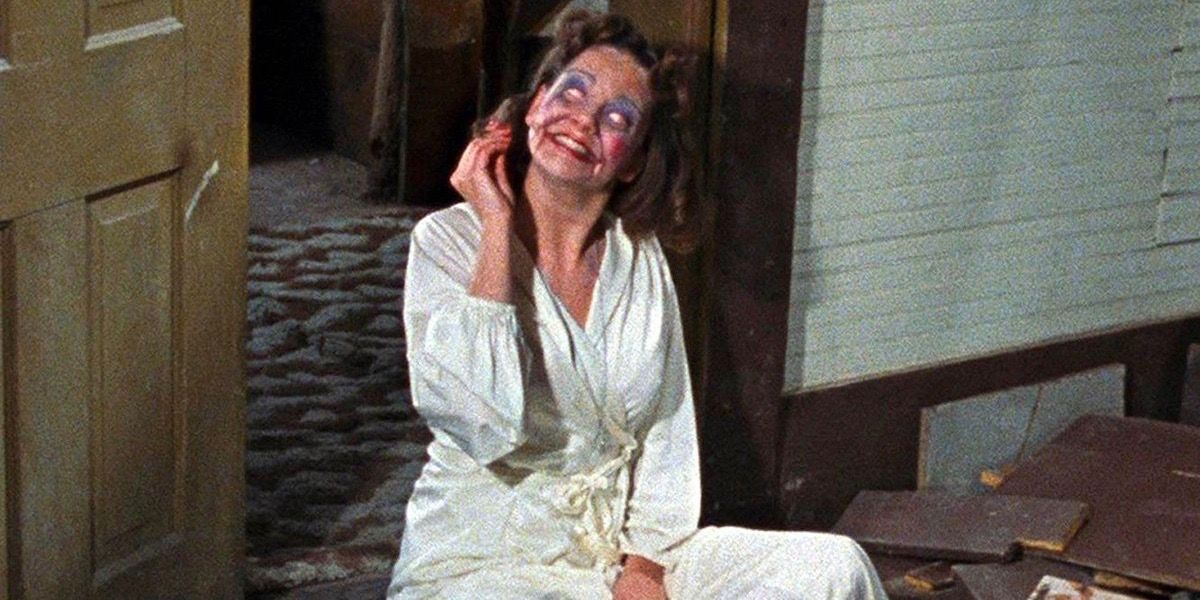 Betsy Baker as the possessed Linda in The Evil Dead (1981)