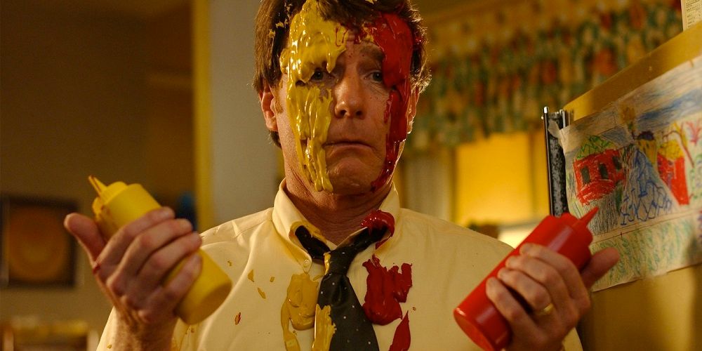 Hal is covered in condiments in Malcolm in the Middle