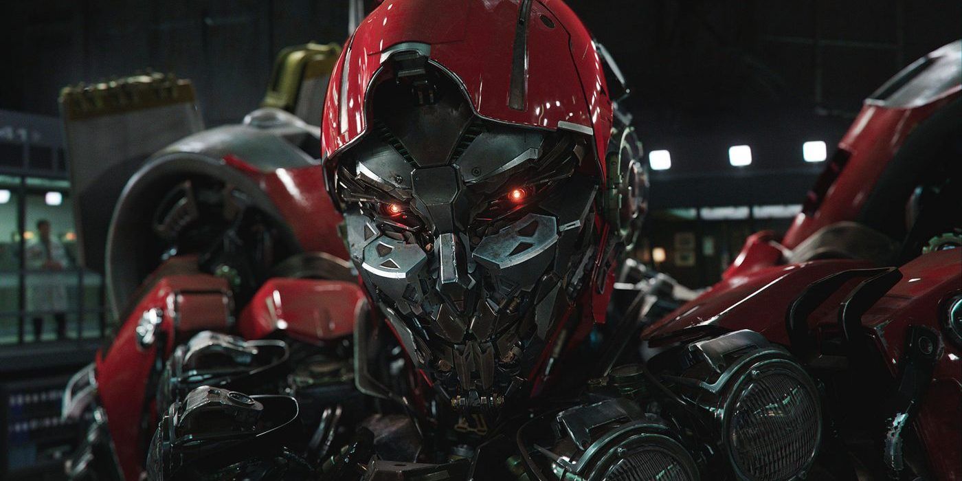 the red Shatter as a decepticon in Bumblebee