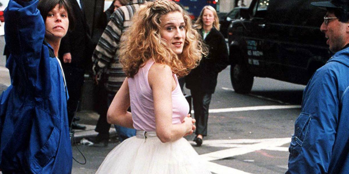 Carrie Bradshaw in Sex and the City.