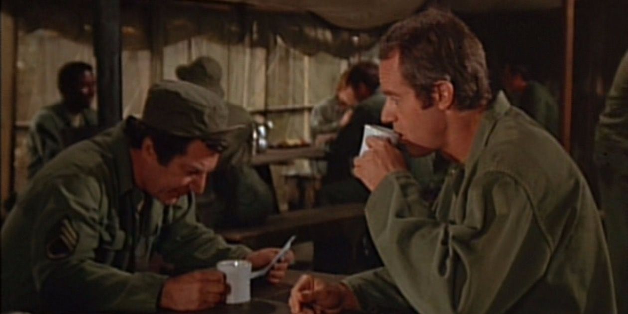 BJ with a cup of tea in M*A*S*H