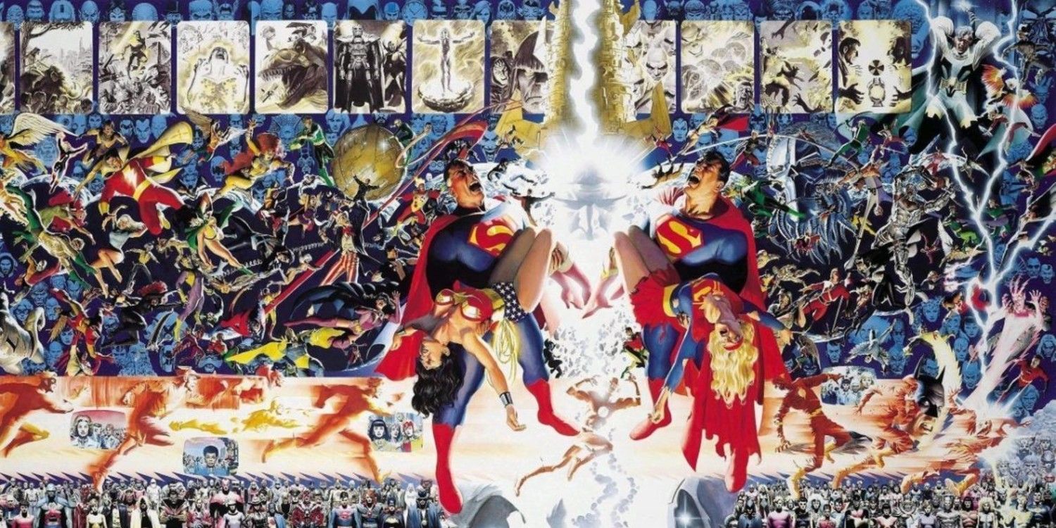 Crisis On Infinite Earths Alex Ross Painting