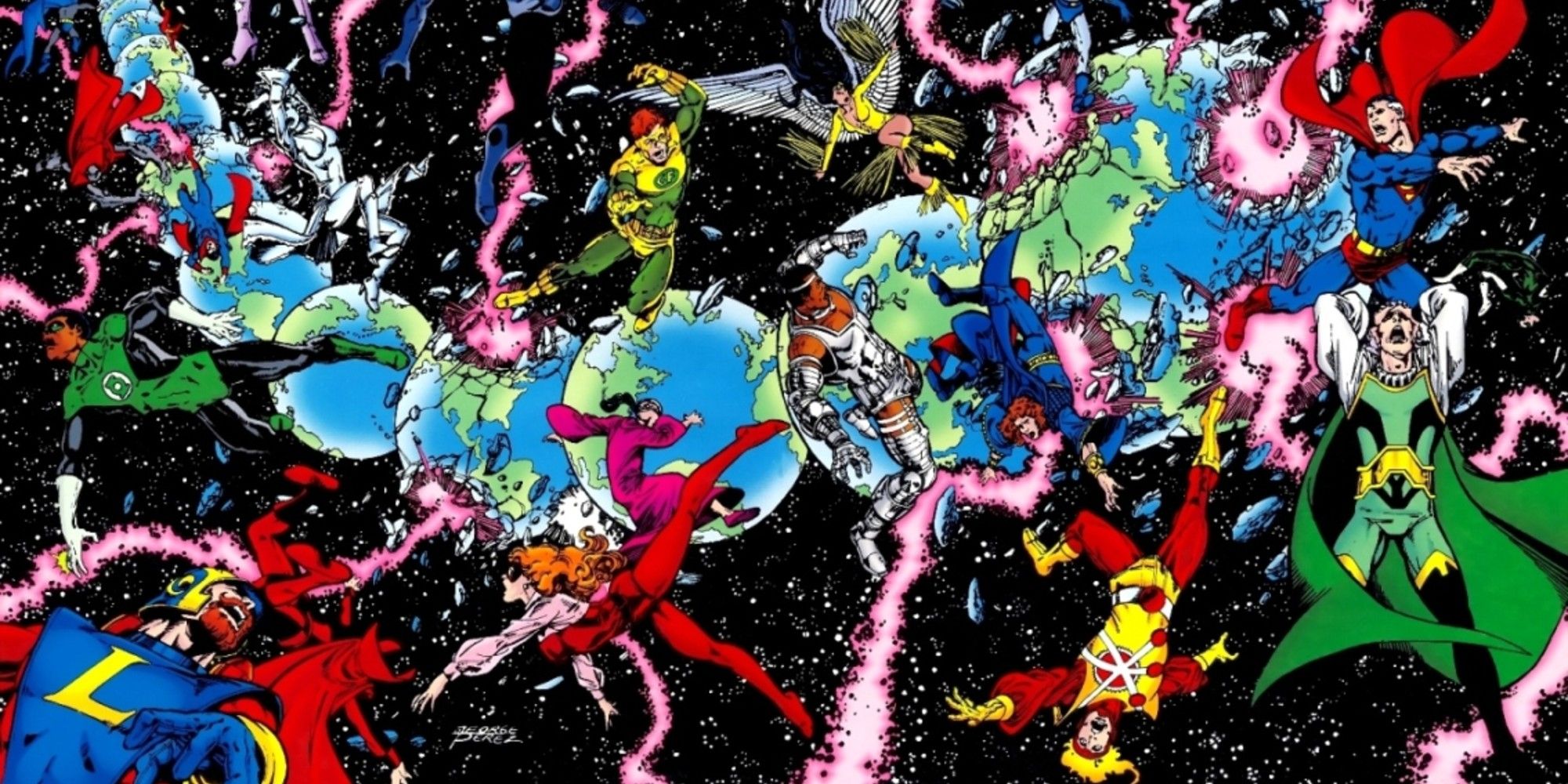 Crisis On Infinite Earths Issue #1 DC Comics Cover