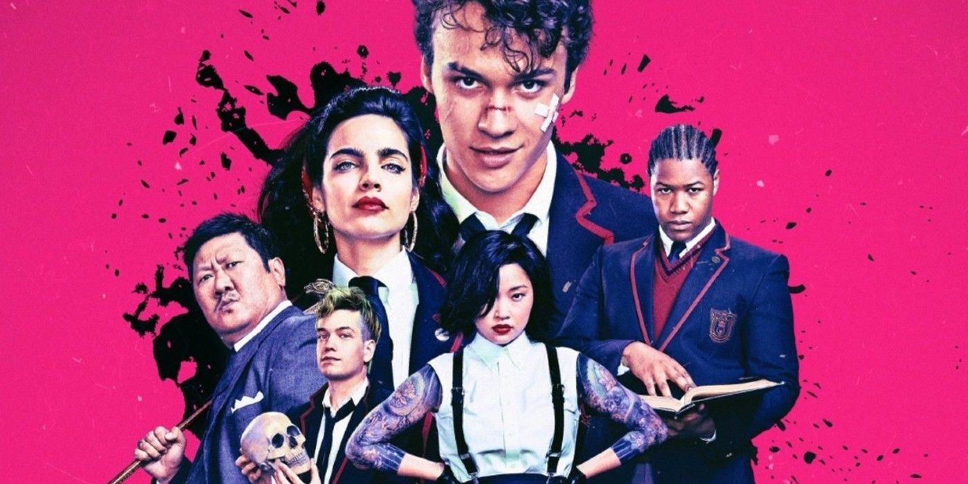 Main cast in a promo image for Deadly Class