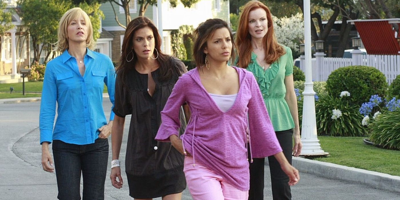 The cast of Desperate Housewives shown in the time jump