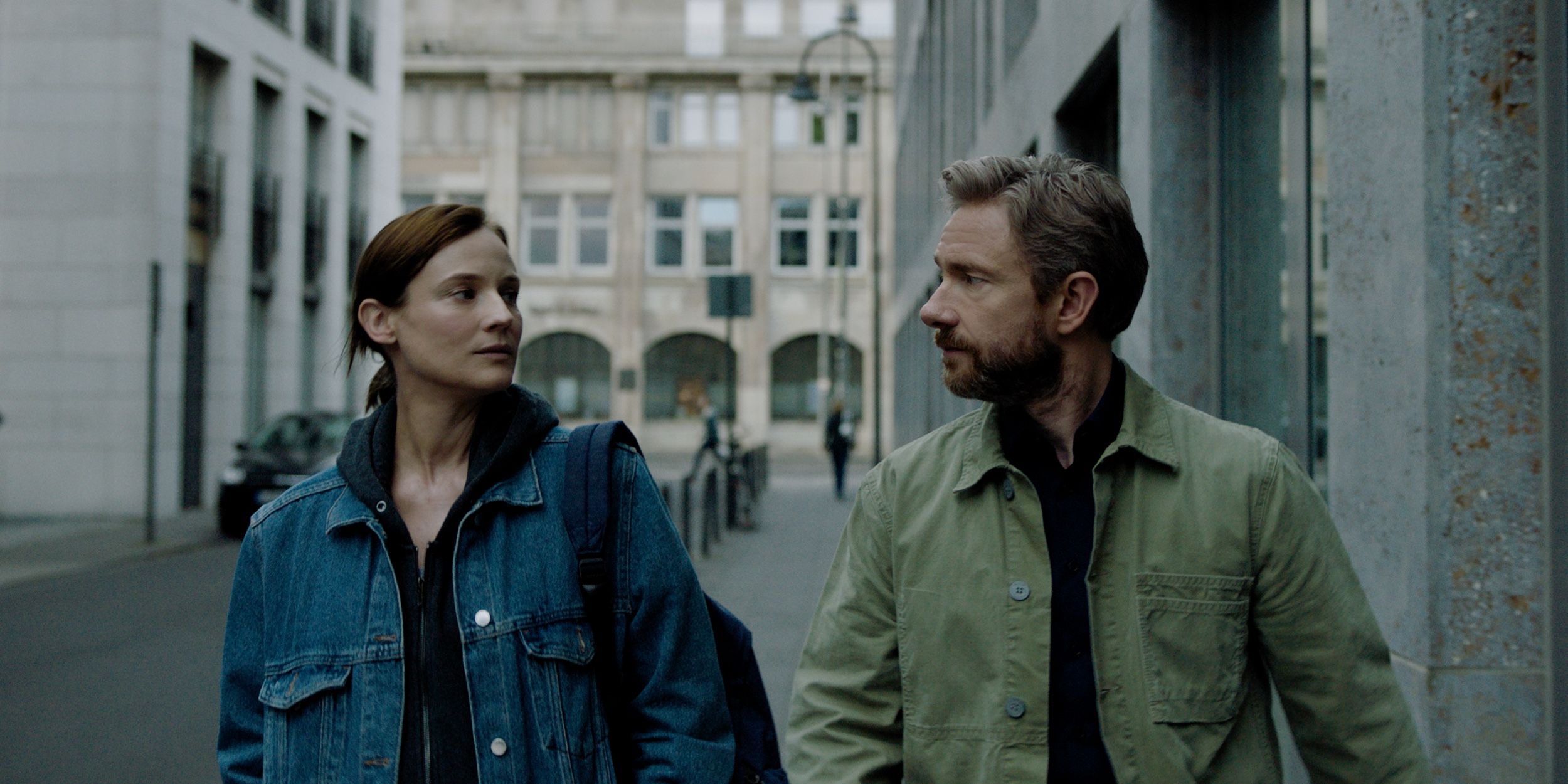 Diane Kruger and Martin Freeman in The Operative