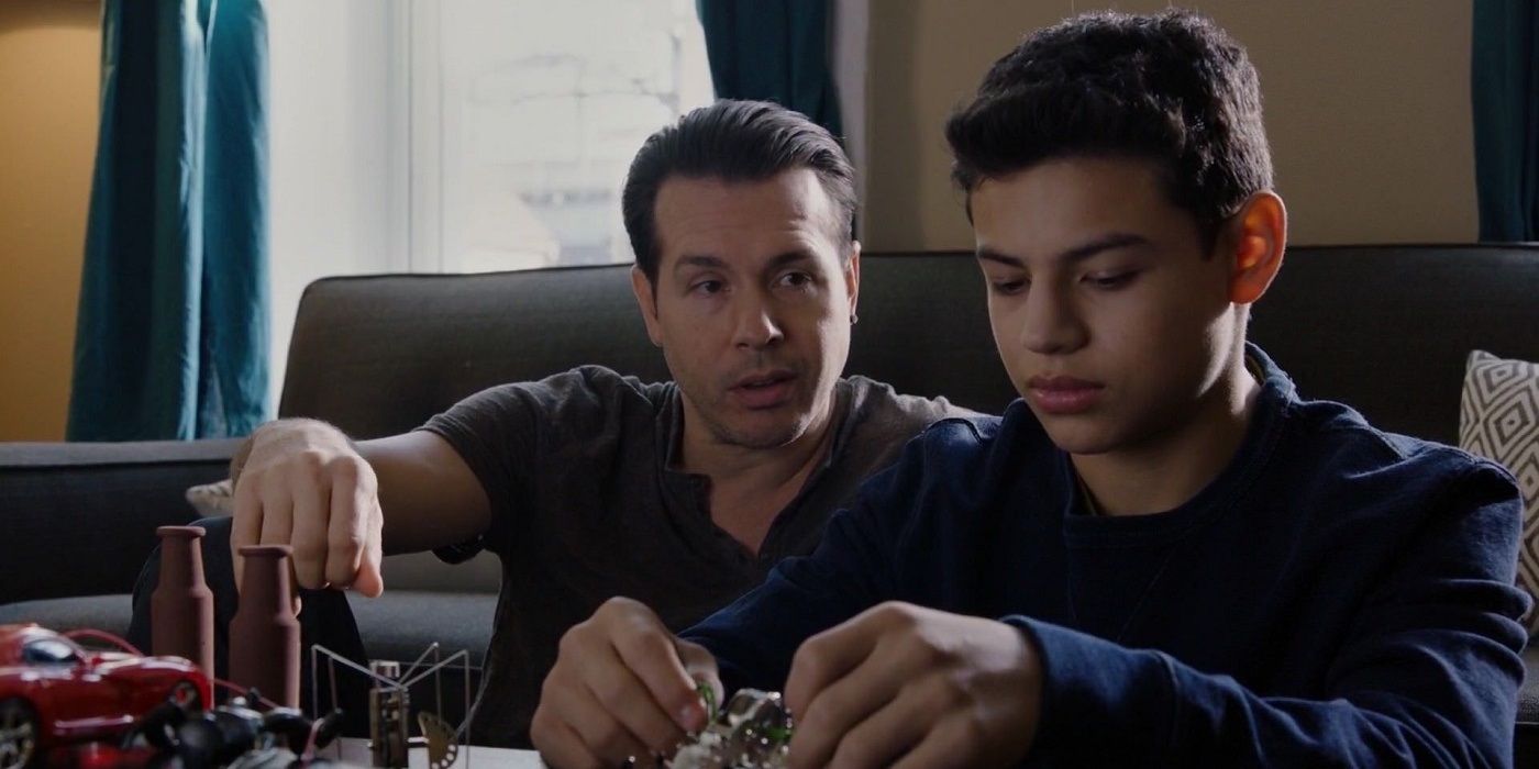 Dawson and his son in Chicago PD