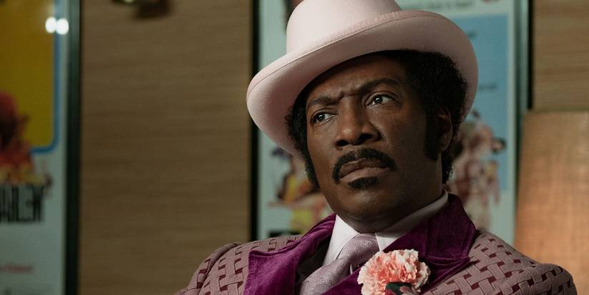 Dolemite Is My Name with Eddie Murphy looking angry in an office