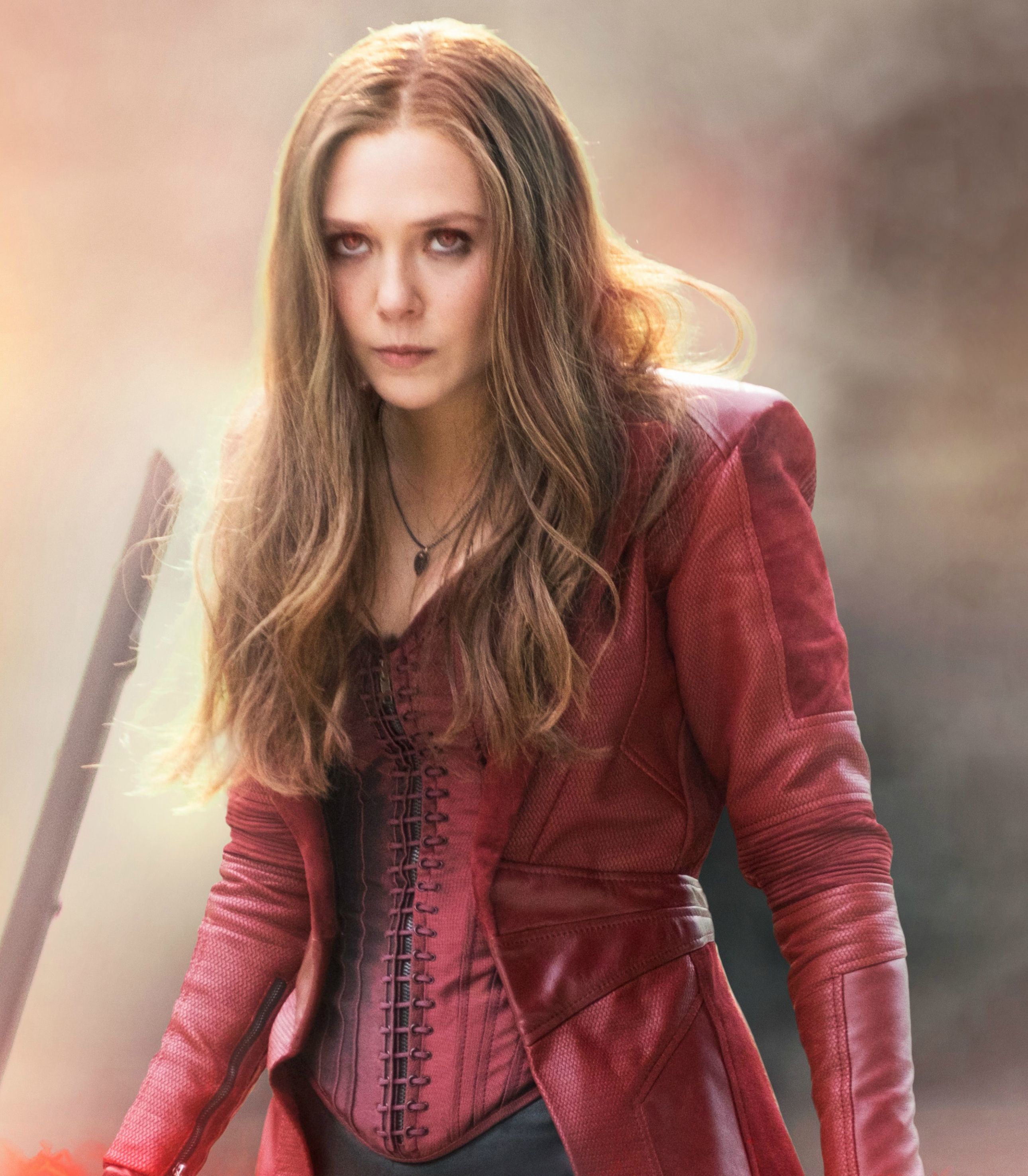 Elizabeth Olsen as Scarlet Witch in Captain America Civil War