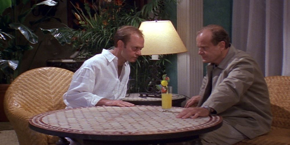 Frasier and Niles talk in Frasier Season 8