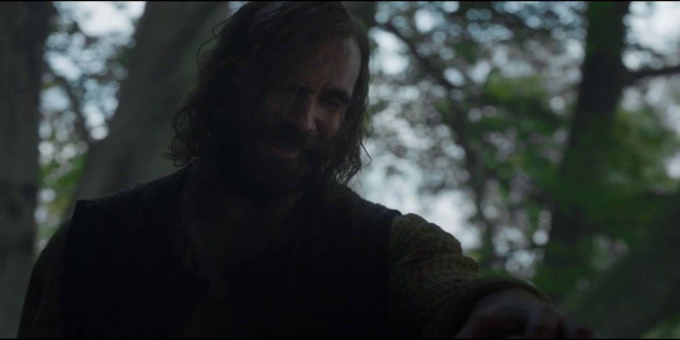Sandor Clegane killing the rogue brotherhood without banners members