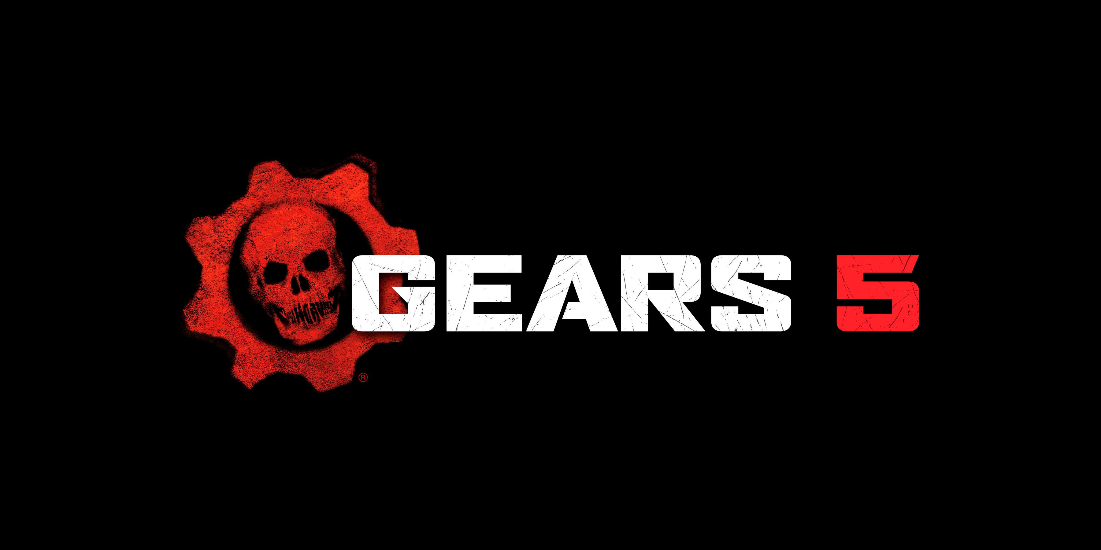 Gears 5 Wallpaper High-Res Logo