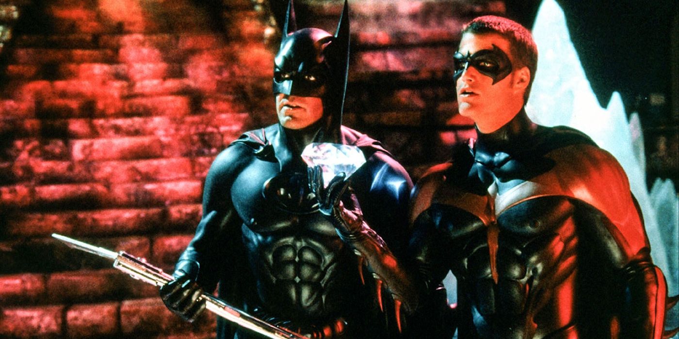 George Clooney and Chris O'Donnell in Batman and Robin