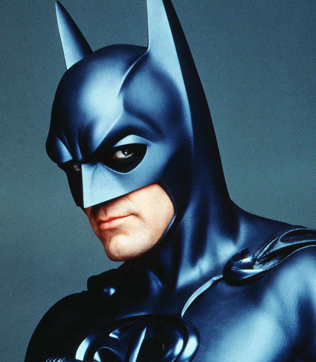George Clooney as Batman Vertical