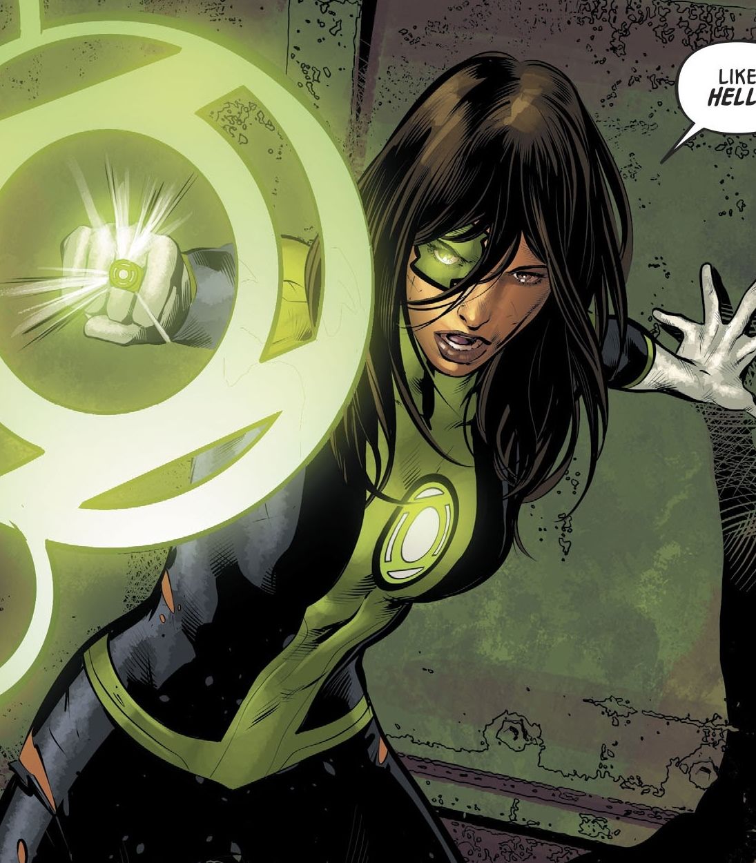 Green Lantern Jessica Vertical