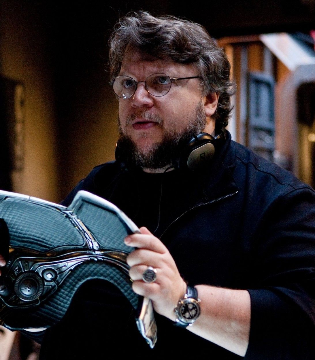 Guillermo del Toro on Pacific Rim set Vertical