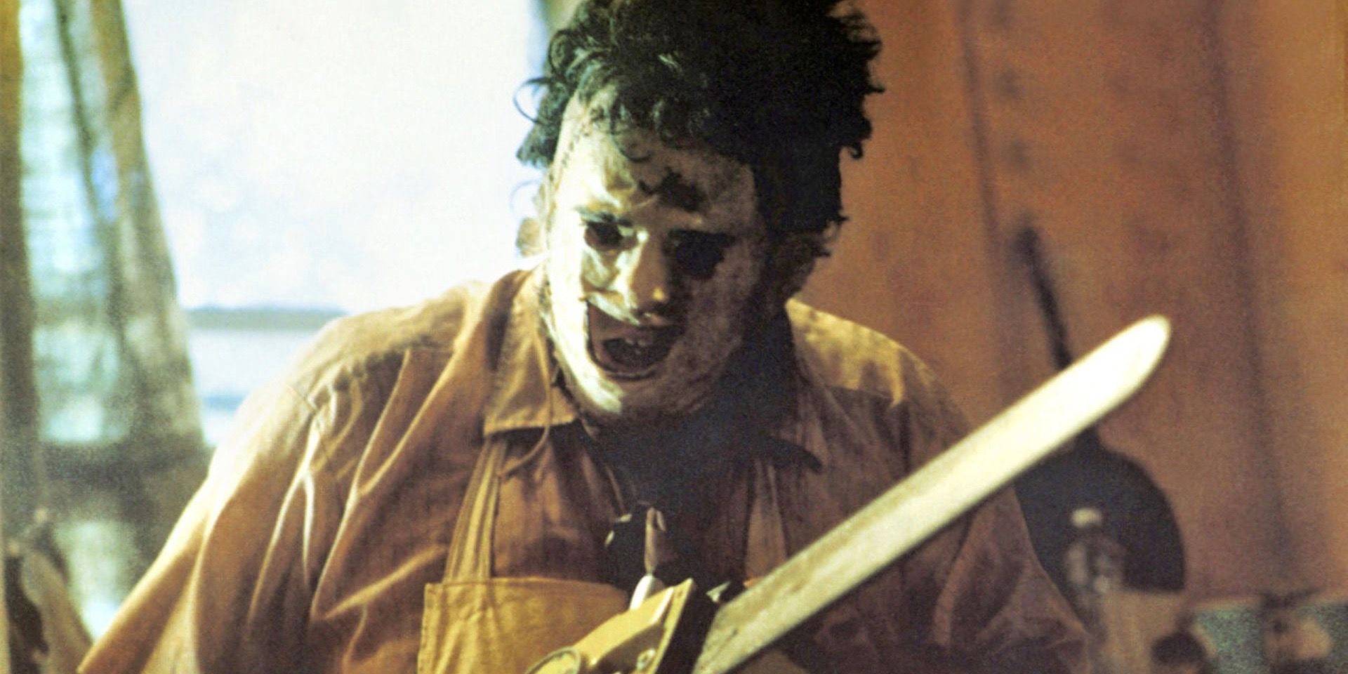 Gunnar Hansen as Leatherface in The Texas Chain saw Massacre