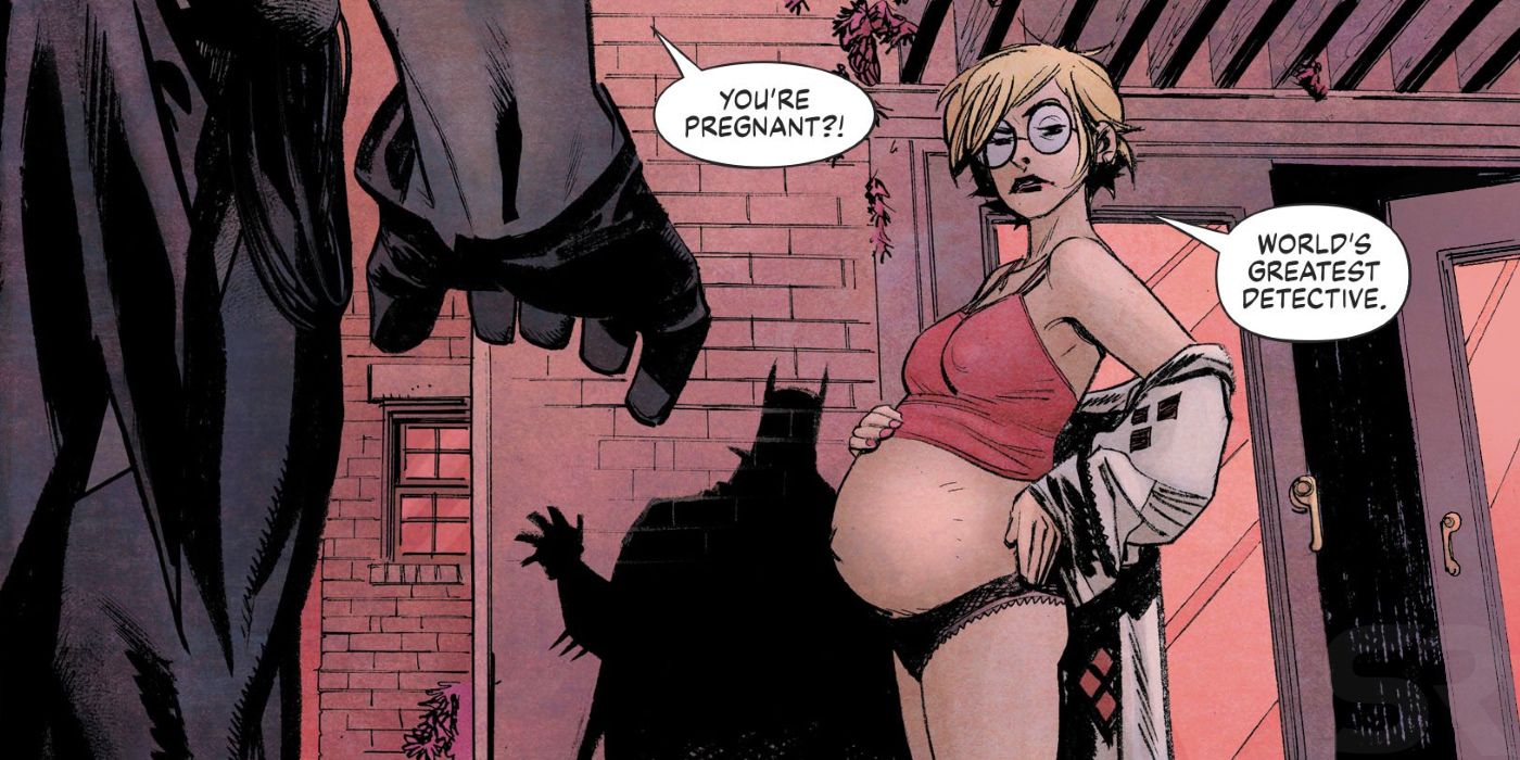 Harley Quinn Pregnant Batman White Knight