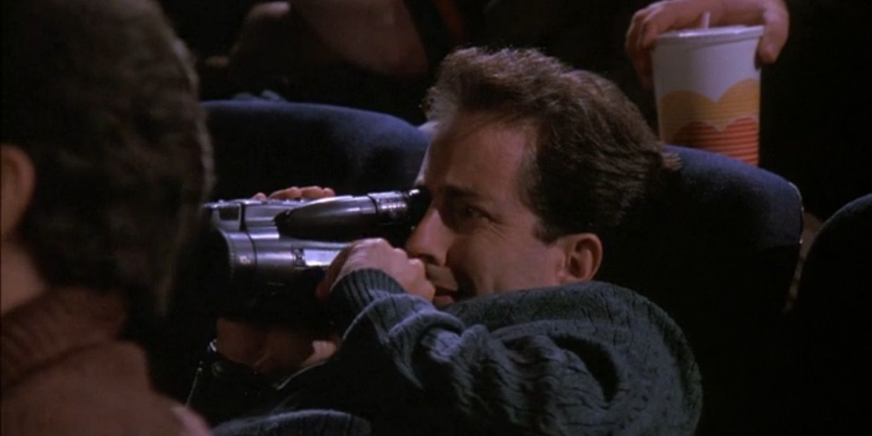 Jerry Seinfeld bootlegging a movie