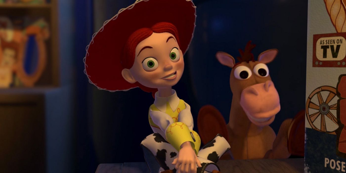 Jessie and Bullseye in Toy Story 2.