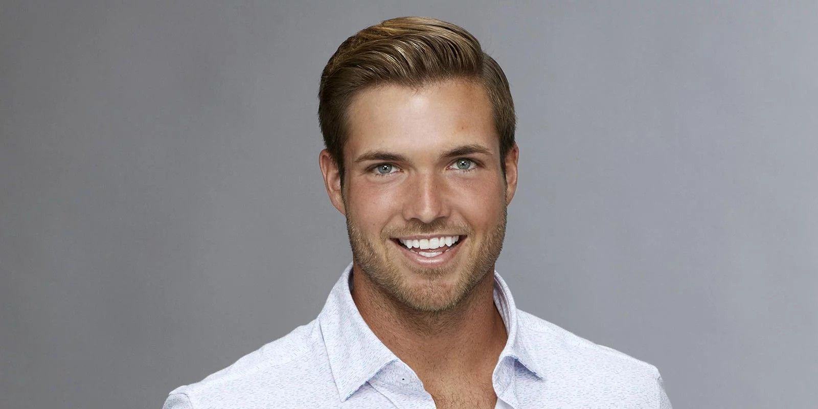 Jordan Kimball smiling for a promotional photo for The Bachelorette