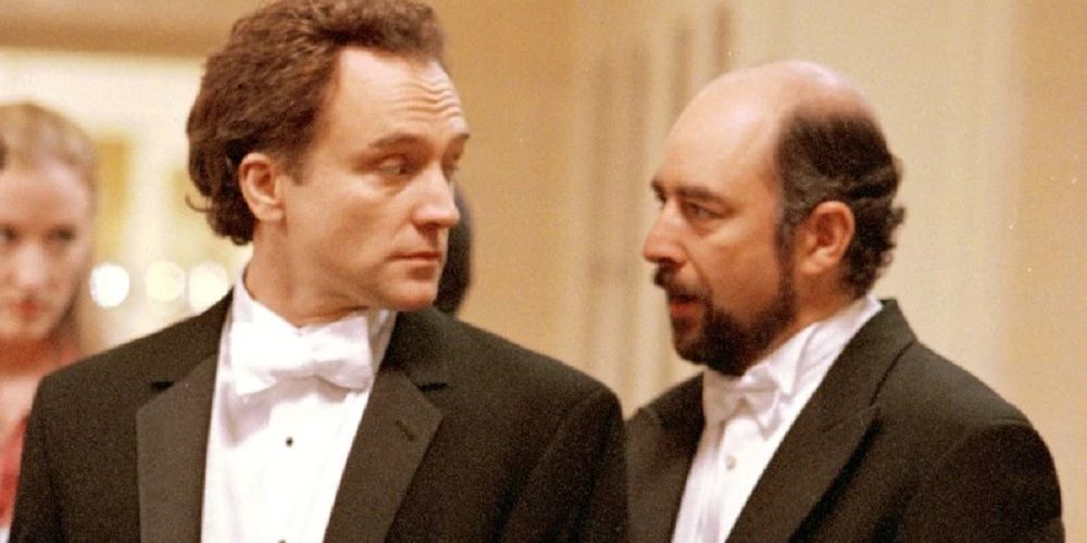 Josh Lyman and Toby Ziegler in tuxedos on The West Wing