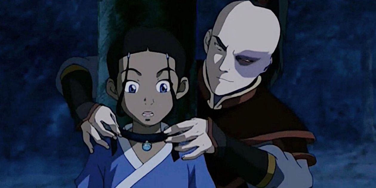 Katara And Zuko In Avatar Episode The Waterbending Scroll.