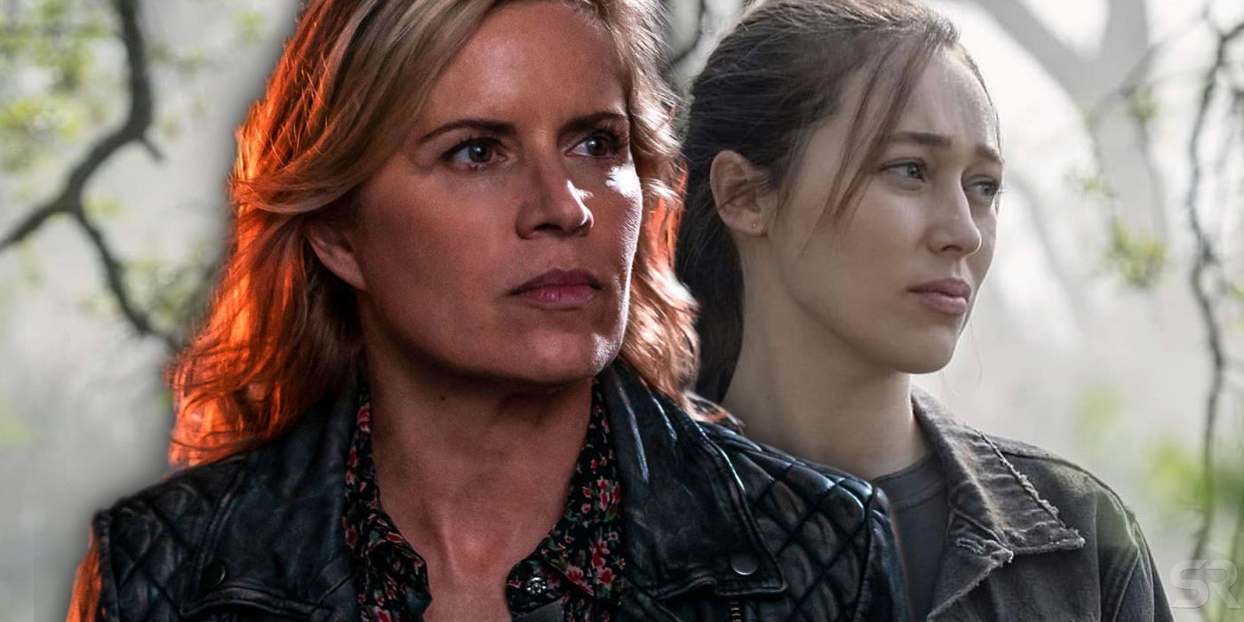 Kim Dickens as Madison with Alicia in Fear the Walking Dead