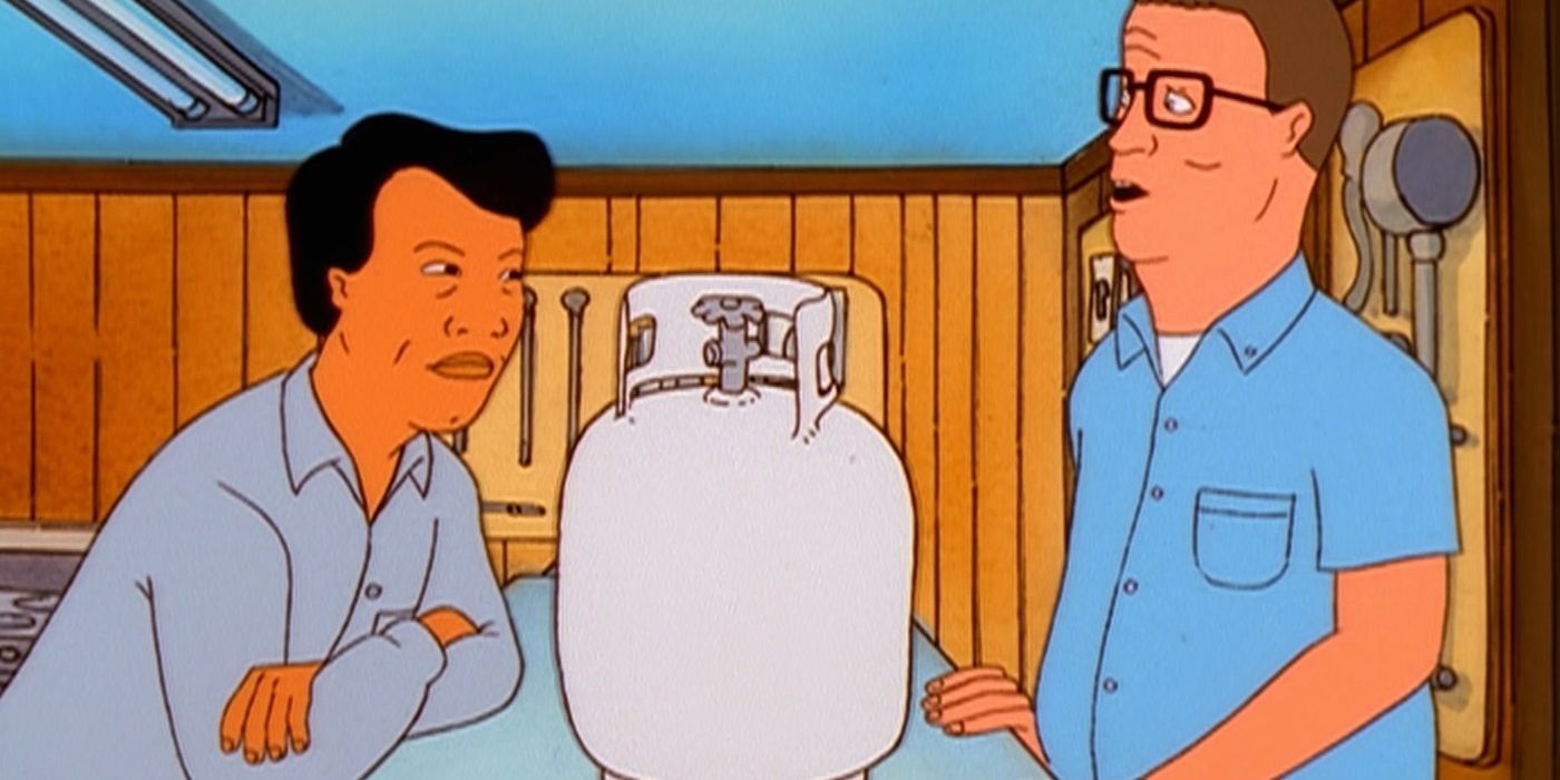 Kahn talking to Henry in King of the Hill