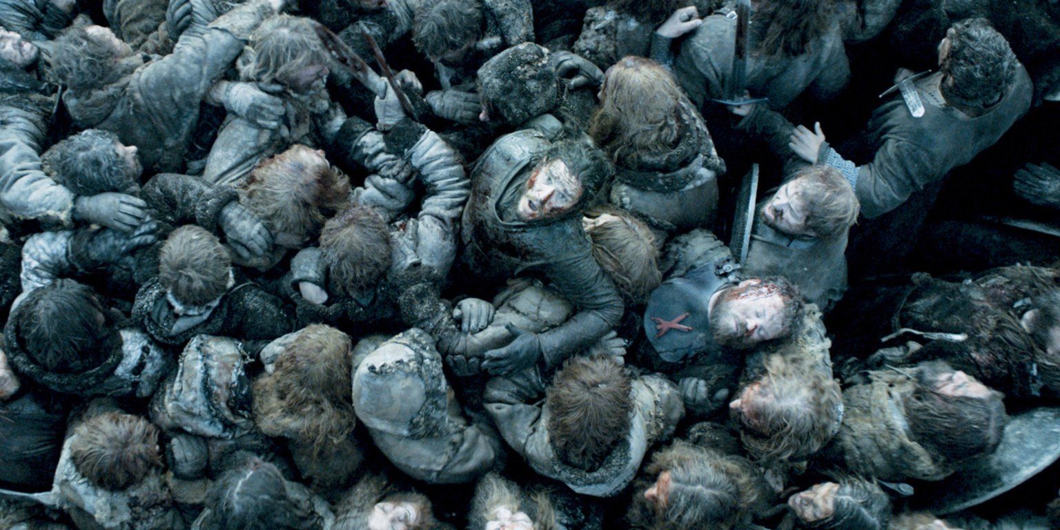 Kit Harrington as Jon Snow in Battle of the Bastards Game of Thrones