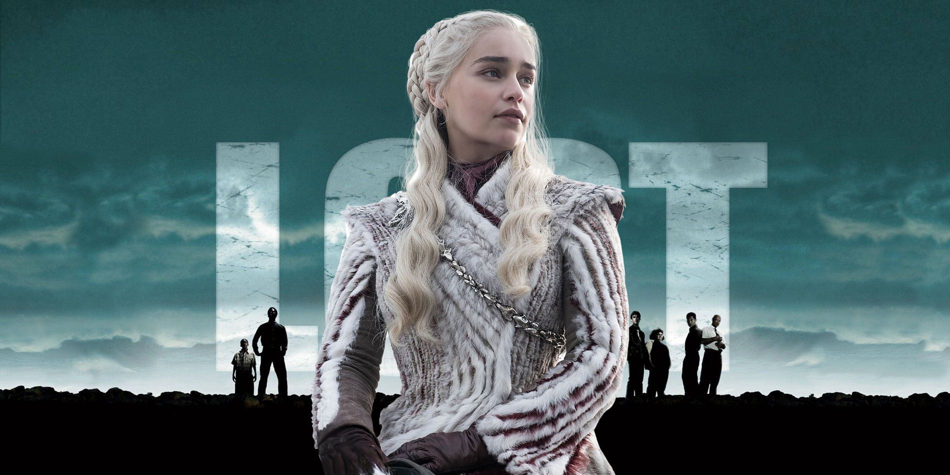 Lost Logo Emilia Clarke as Daenerys Targaryen in Game of Thrones