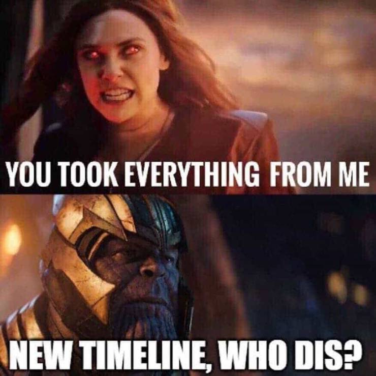 MCU Memes Scarlet VS. Thanos
