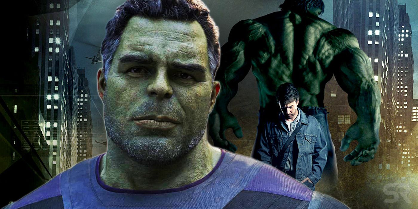 Mark Ruffalo and Edward Norton as Hulk in the MCU