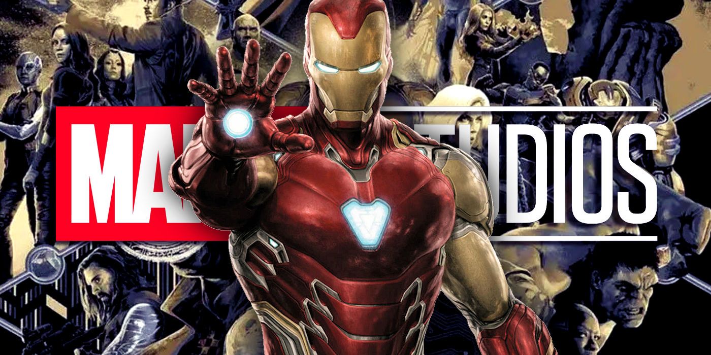 Marvel Studios Logo With Iron Man