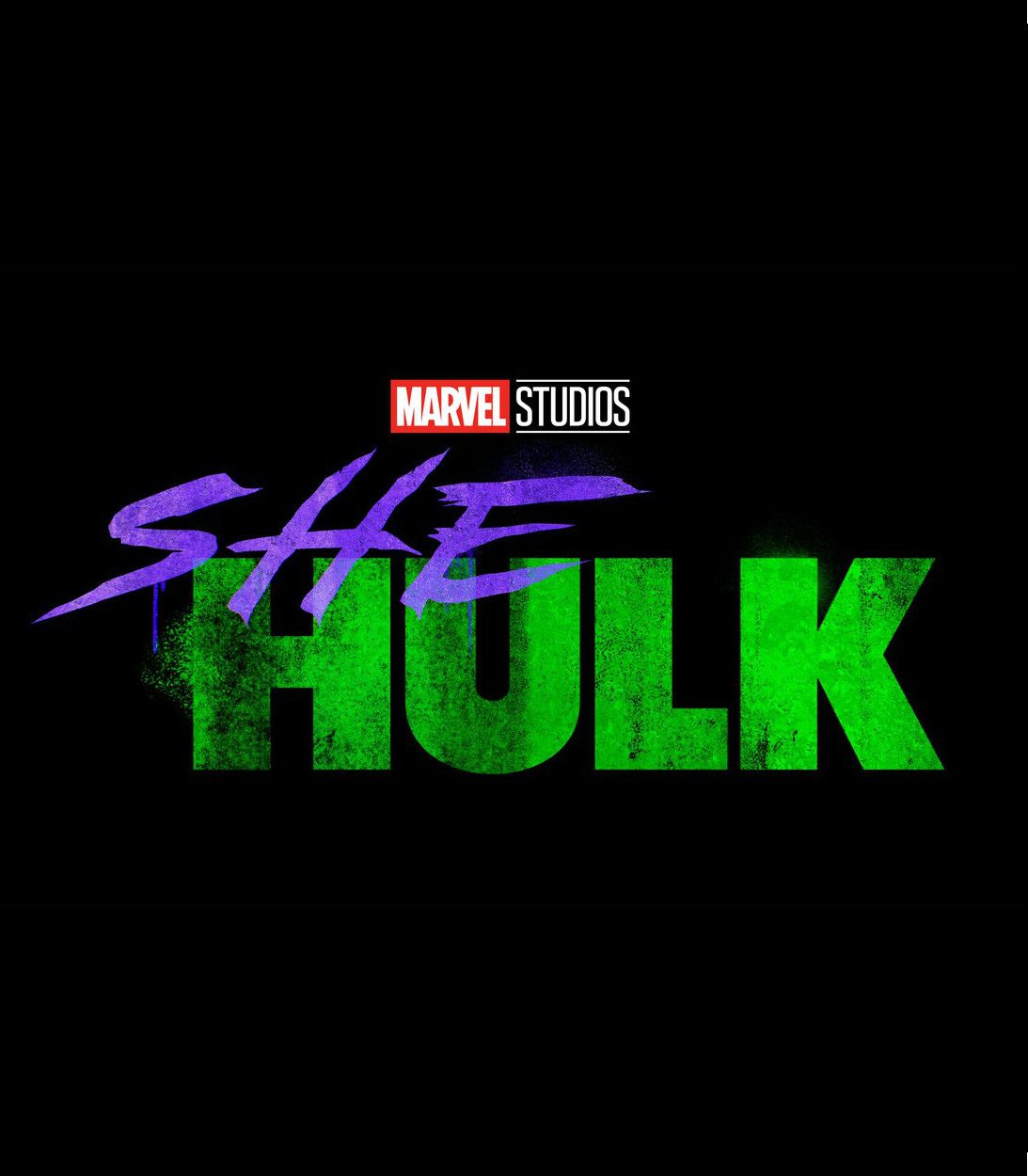 Marvel Studios She-Hulk Disney Plus Series Logo Vertical
