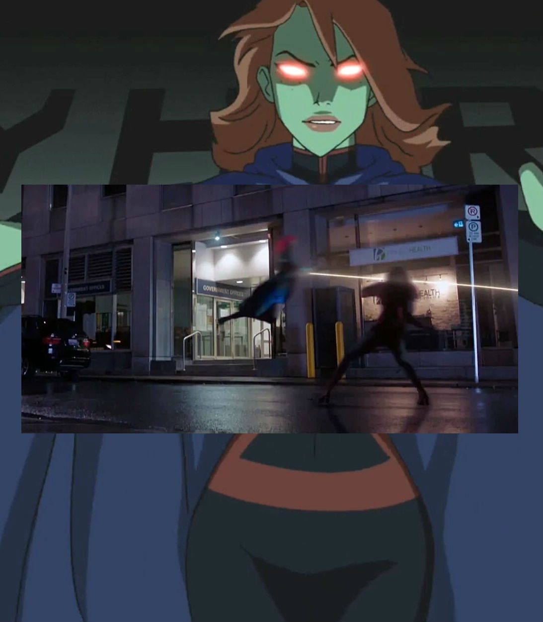 Miss Martian in Young Justice vertical Titans