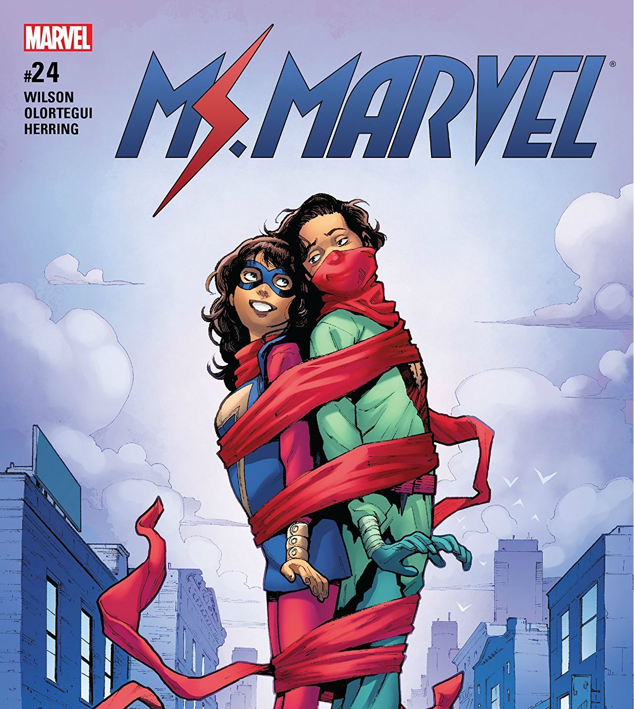 Ms. Marvel Comic Cover Verical
