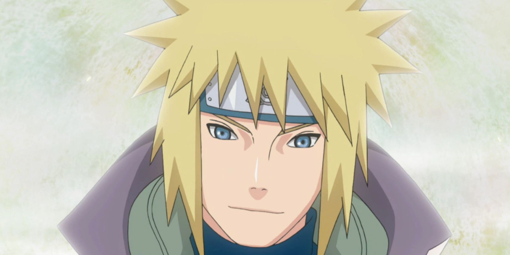 A closeup of Minato in Naruto Shippuden The Fourth Hokage Episode 168