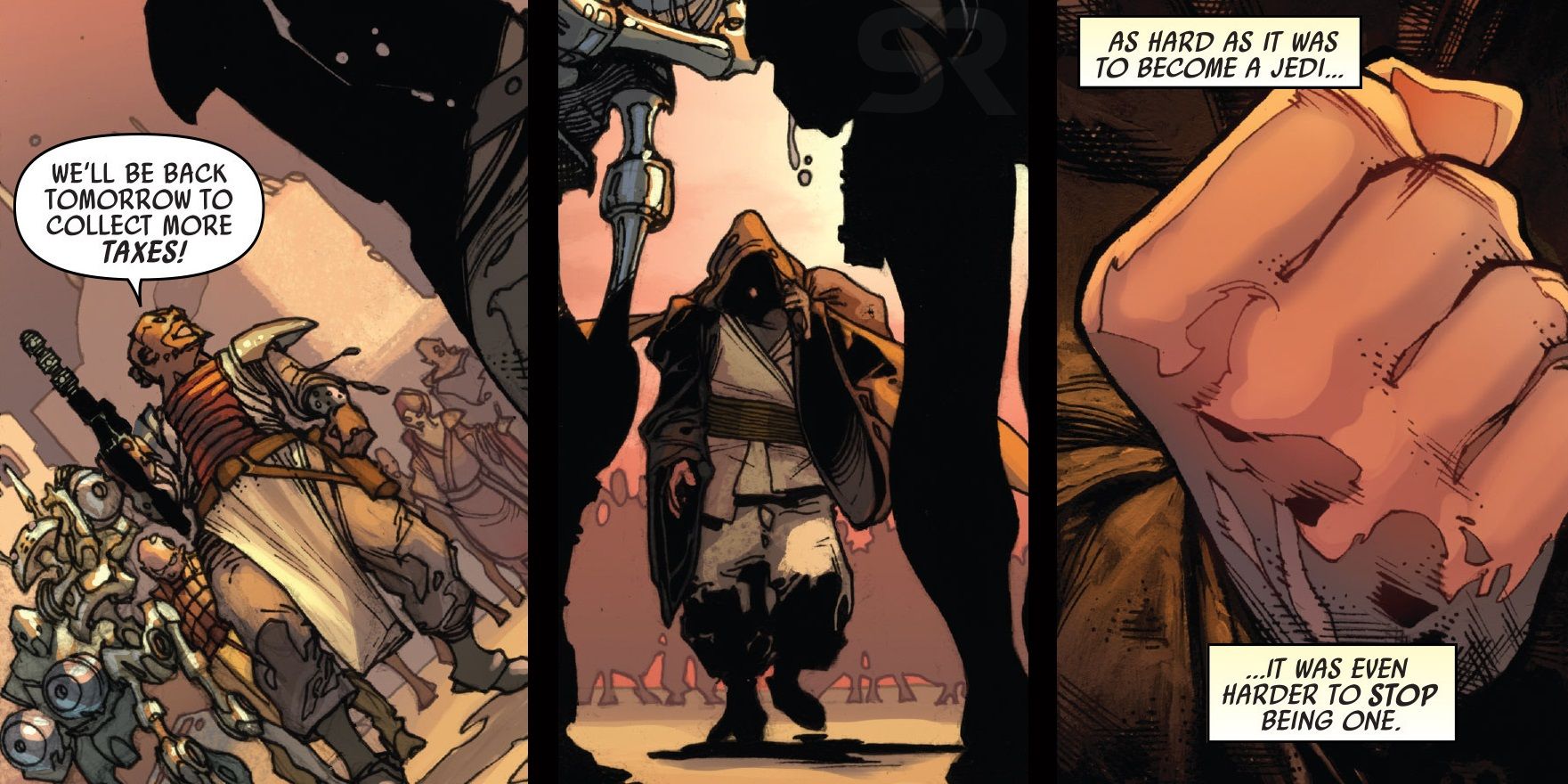 Obi-Wan in Tatooine Exile Comic